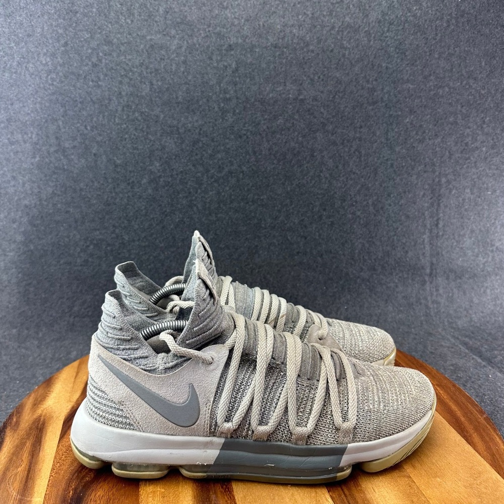 Nike Zoom KD10 897815-007 Size 10 M Wolf Grey Basketball Athletic Mens Shoes